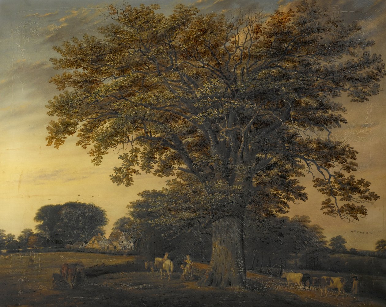 The Binley Oak, 1848 od Edwin Brown