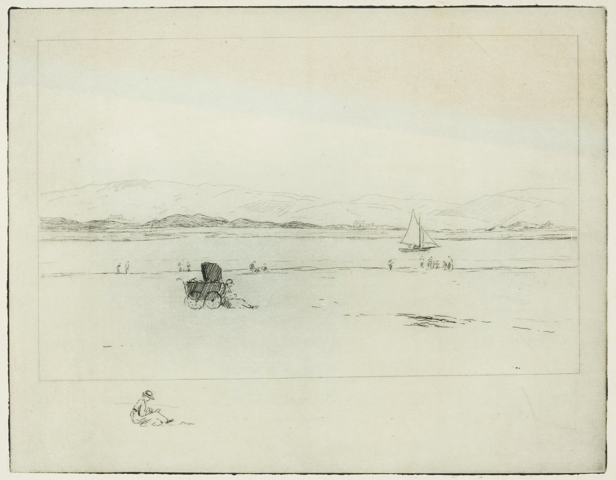 Na ústí (lept) od Edwin Butler Bayliss
