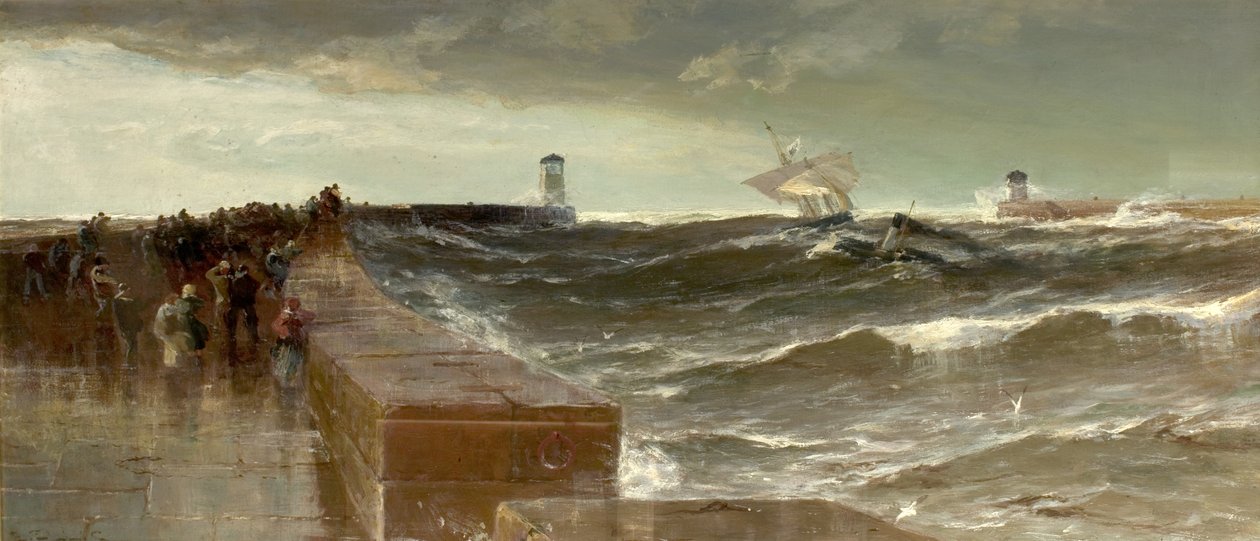 Po Three Days Gale, 1885 od Edwin Ellis