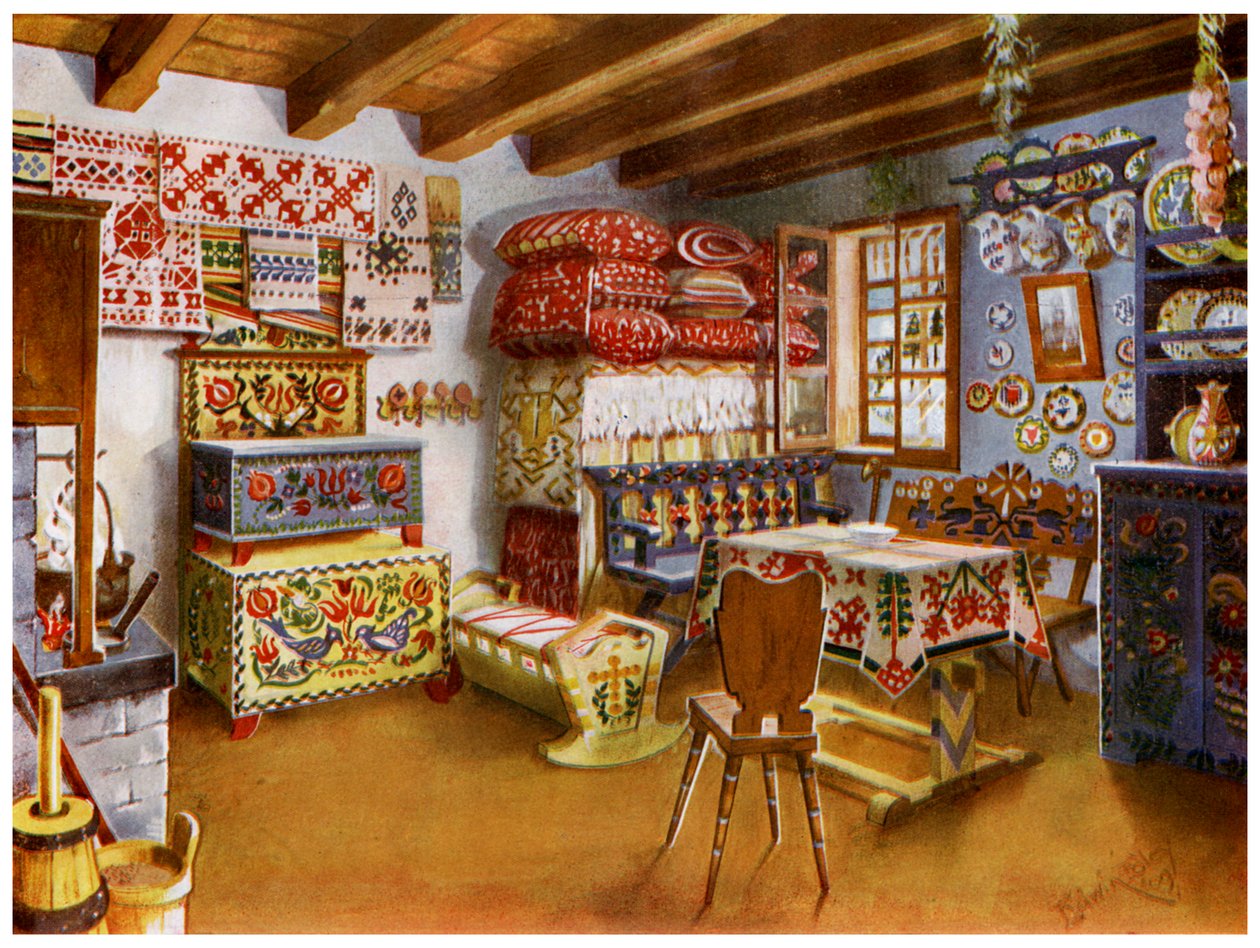Rakousko-uherský selský nábytek, 1911-1912. od Edwin Foley
