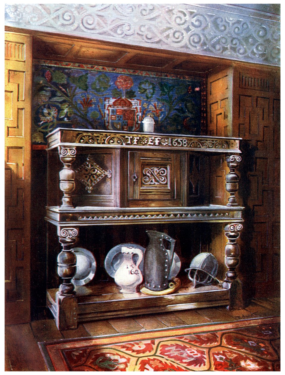 Bufet soudních skříní, 1910. od Edwin Foley