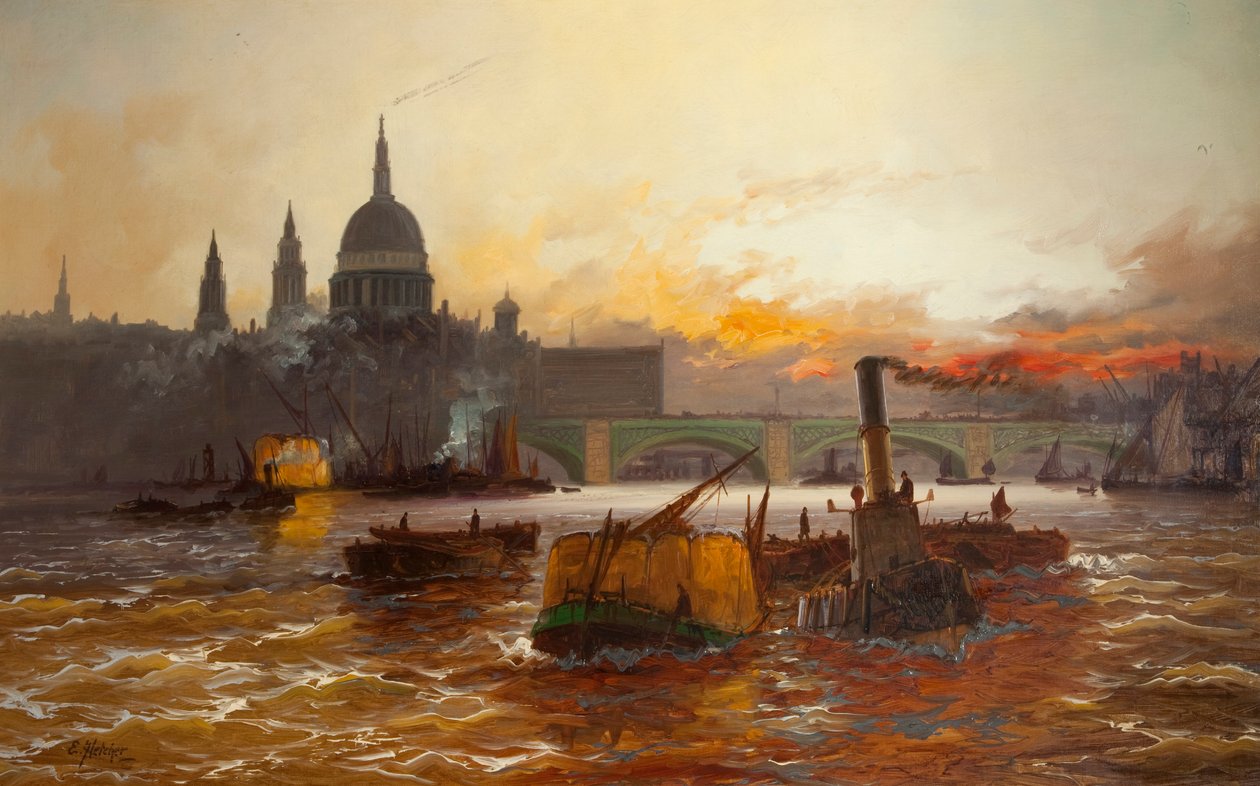 The Pool of London, 1940-45 od Edwin Henry Eugene Fletcher