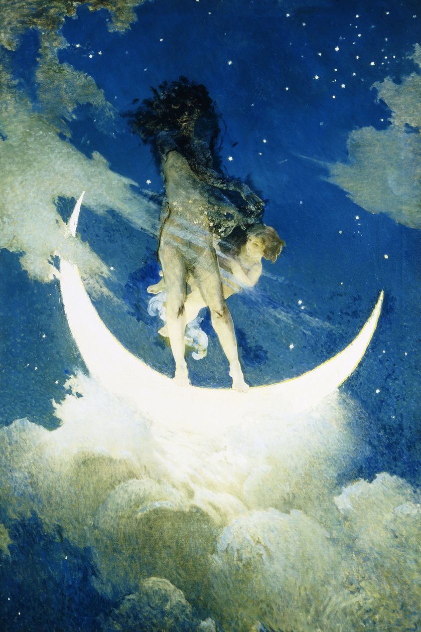 Měsíc a hvězdy od Edwin Howland Blashfield