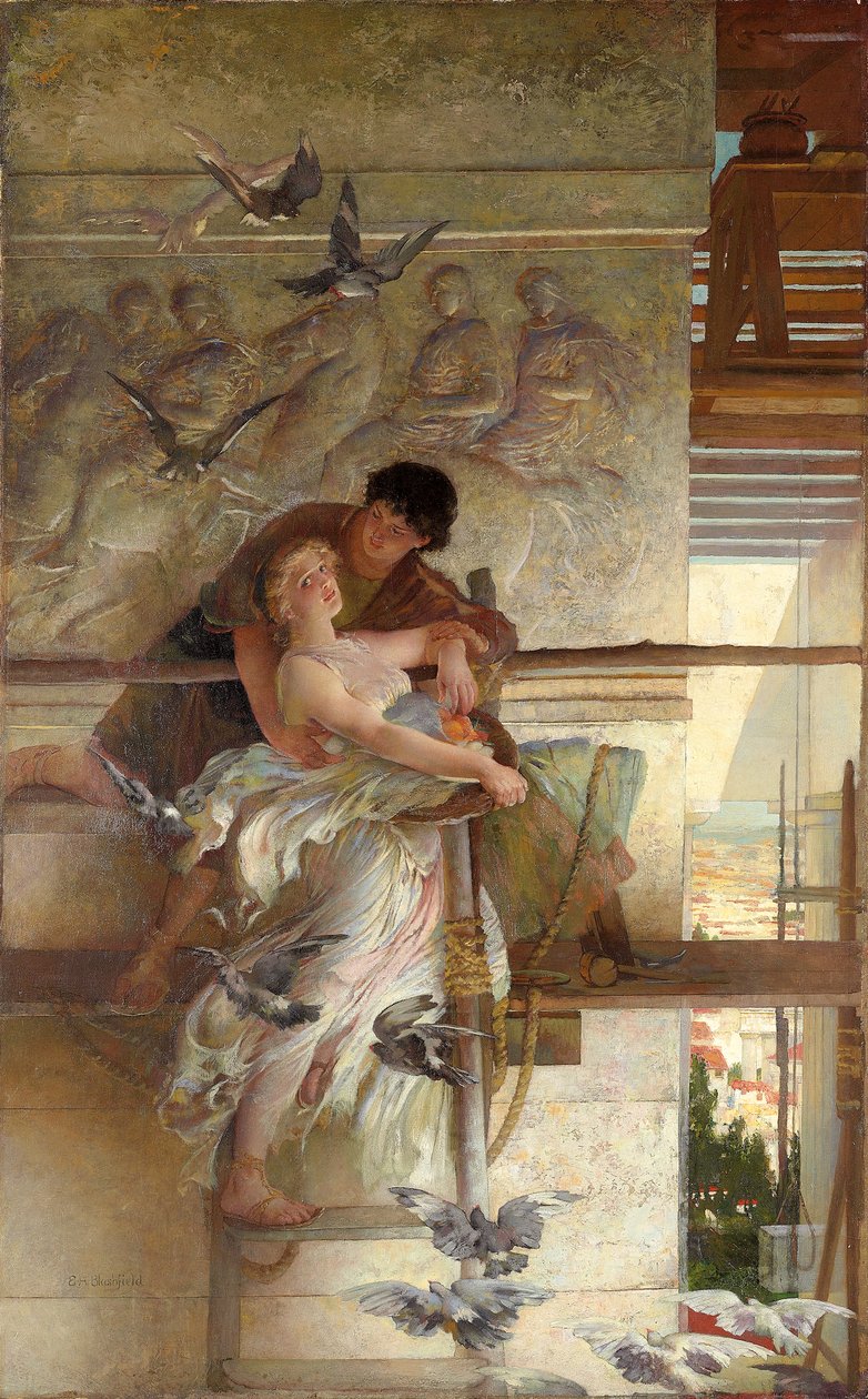 Pod chrámovými okapy od Edwin Howland Blashfield