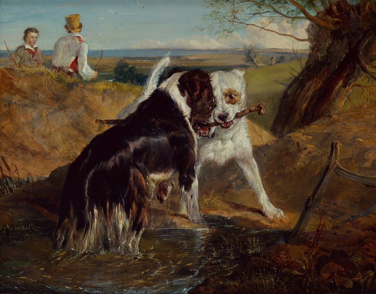 Kdo má mít hůl od Edwin Landseer