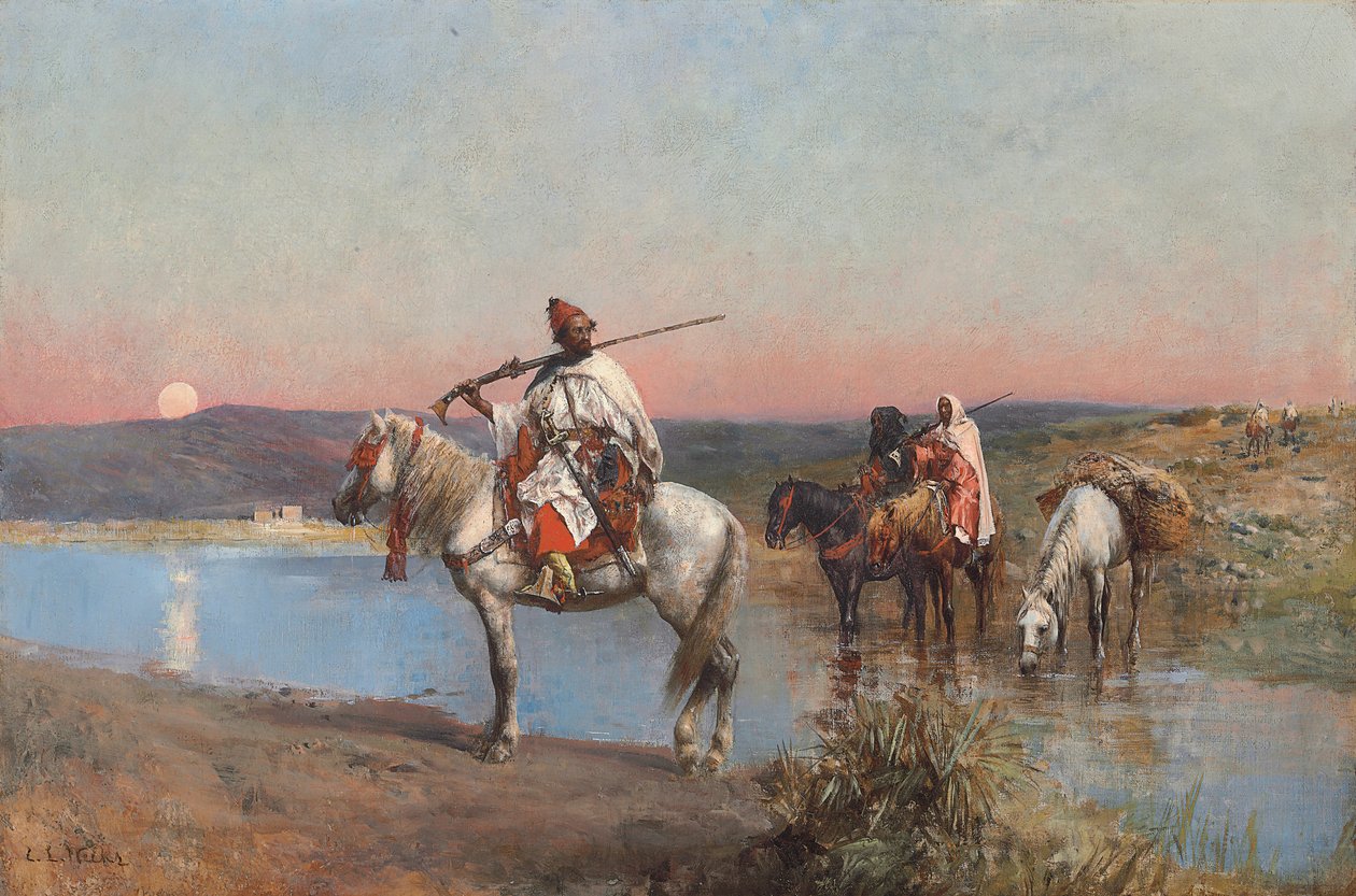 Procházení proudu od Edwin Lord Weeks