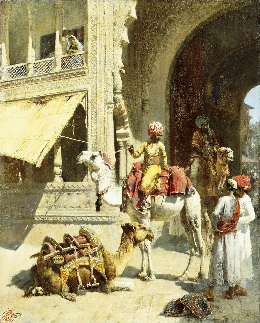 Indická scéna, 1884-89 od Edwin Lord Weeks
