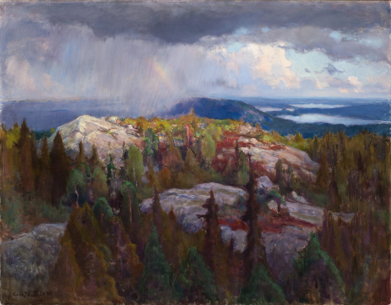 Krajina Maisema Kolilta, 1918 od Eero Järnefelt