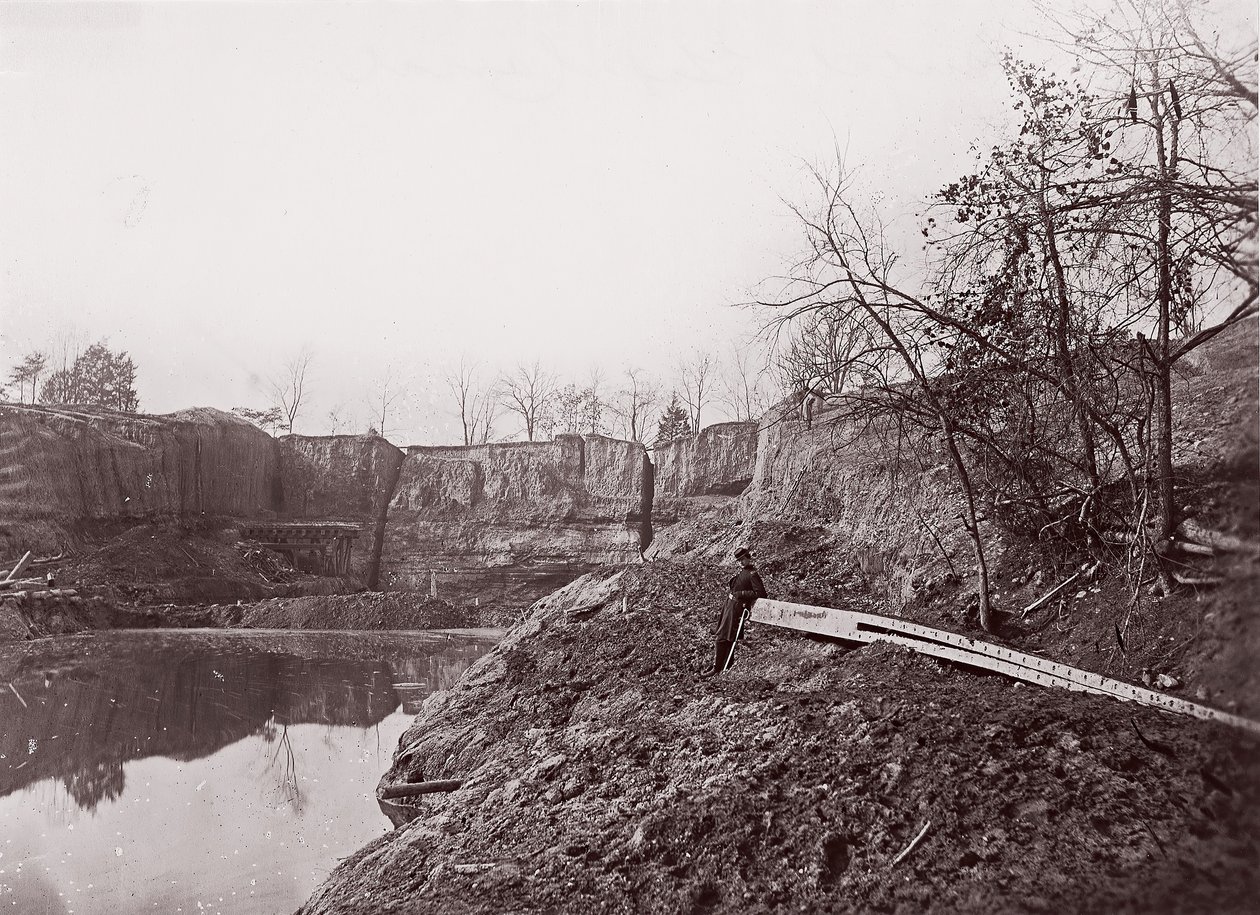 Kanál Dutch Gap, 1865. od Egbert Guy Fowx