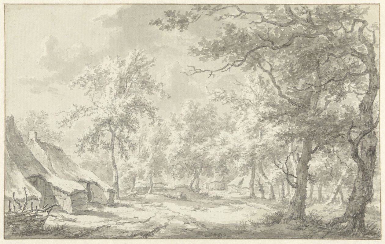 Farmy v Eext (Drenthe) od Egbert van Drielst