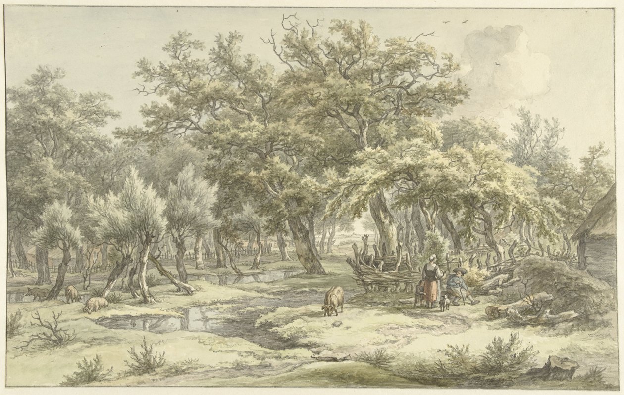 Krajina poblíž Eext (Drenthe) od Egbert van Drielst