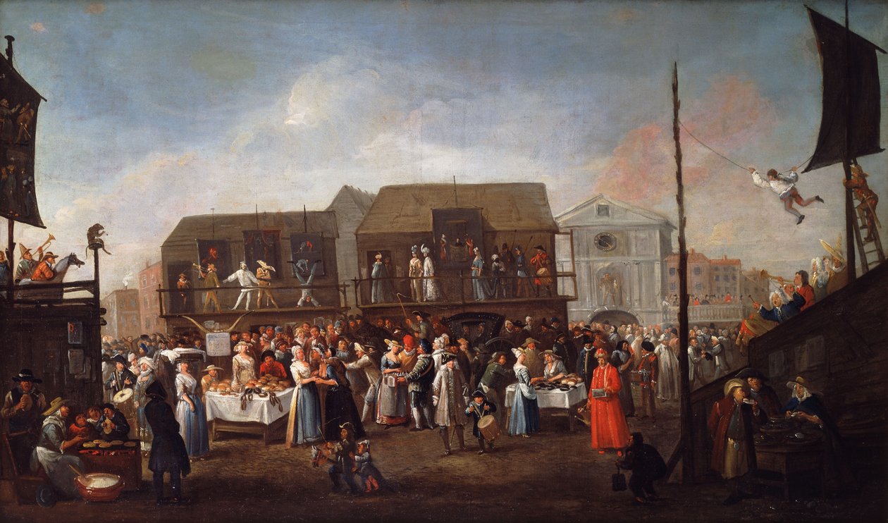 Bartolomějský jarmark, od Egbert van Heemskerck