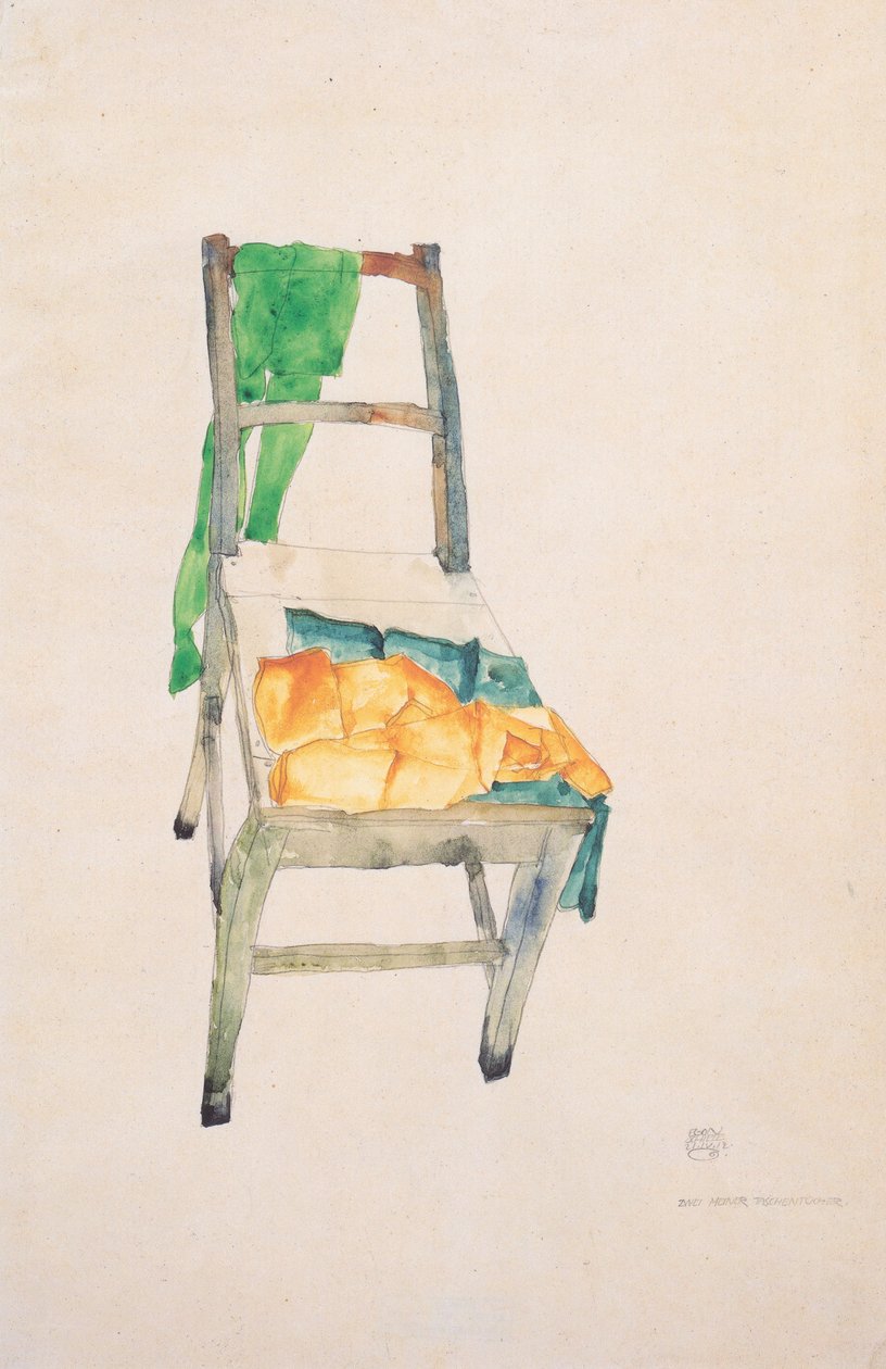 Dva z mých kapesníků-21. 4. 1912 od Egon Schiele