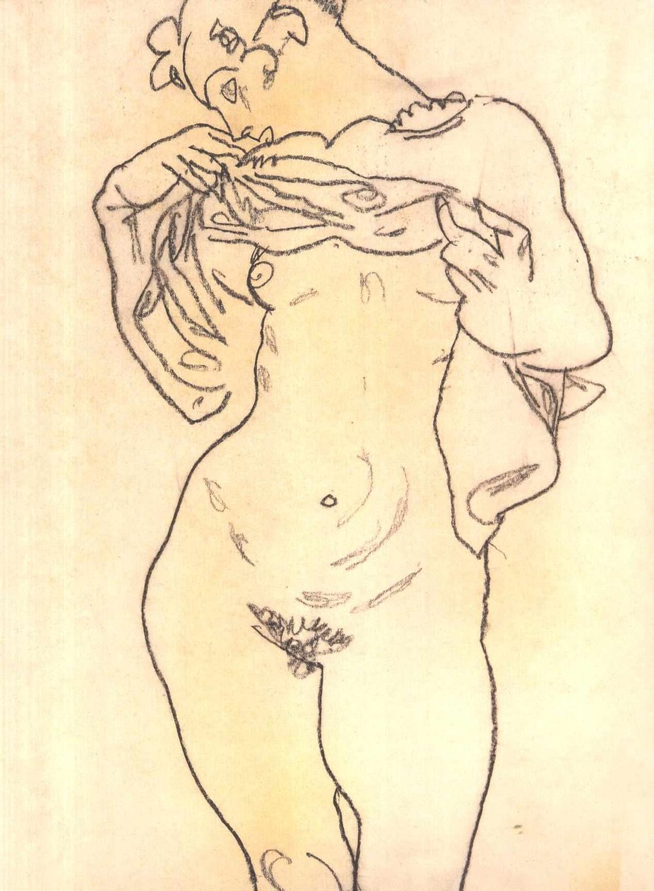 Akt od Egon Schiele