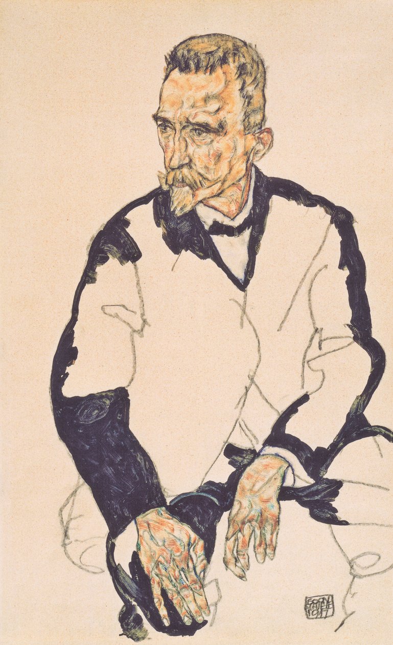 Bildnis Heinrich Benesch od Egon Schiele