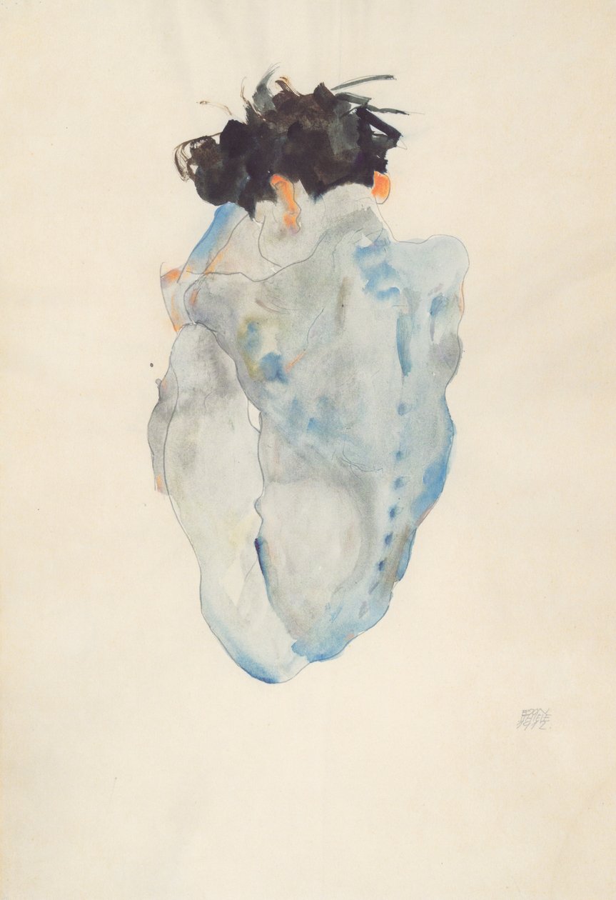 Skrčení od Egon Schiele