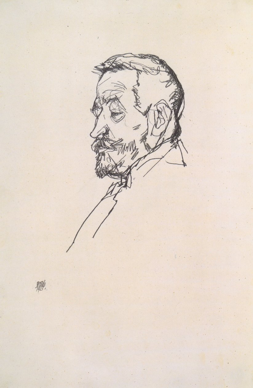 Portrét Heinricha Benesche od Egon Schiele