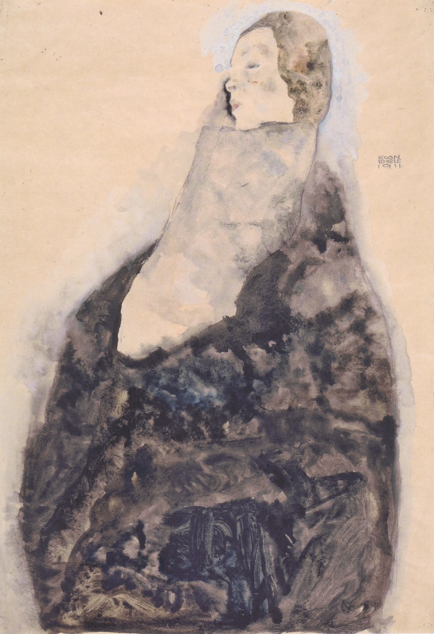 Spící od Egon Schiele