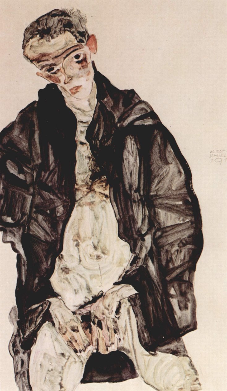 Masturbace od Egon Schiele