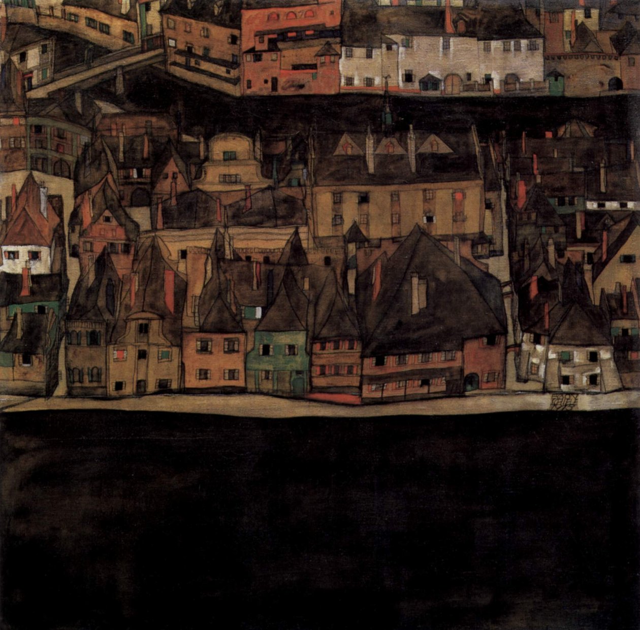 Městečko od Egon Schiele