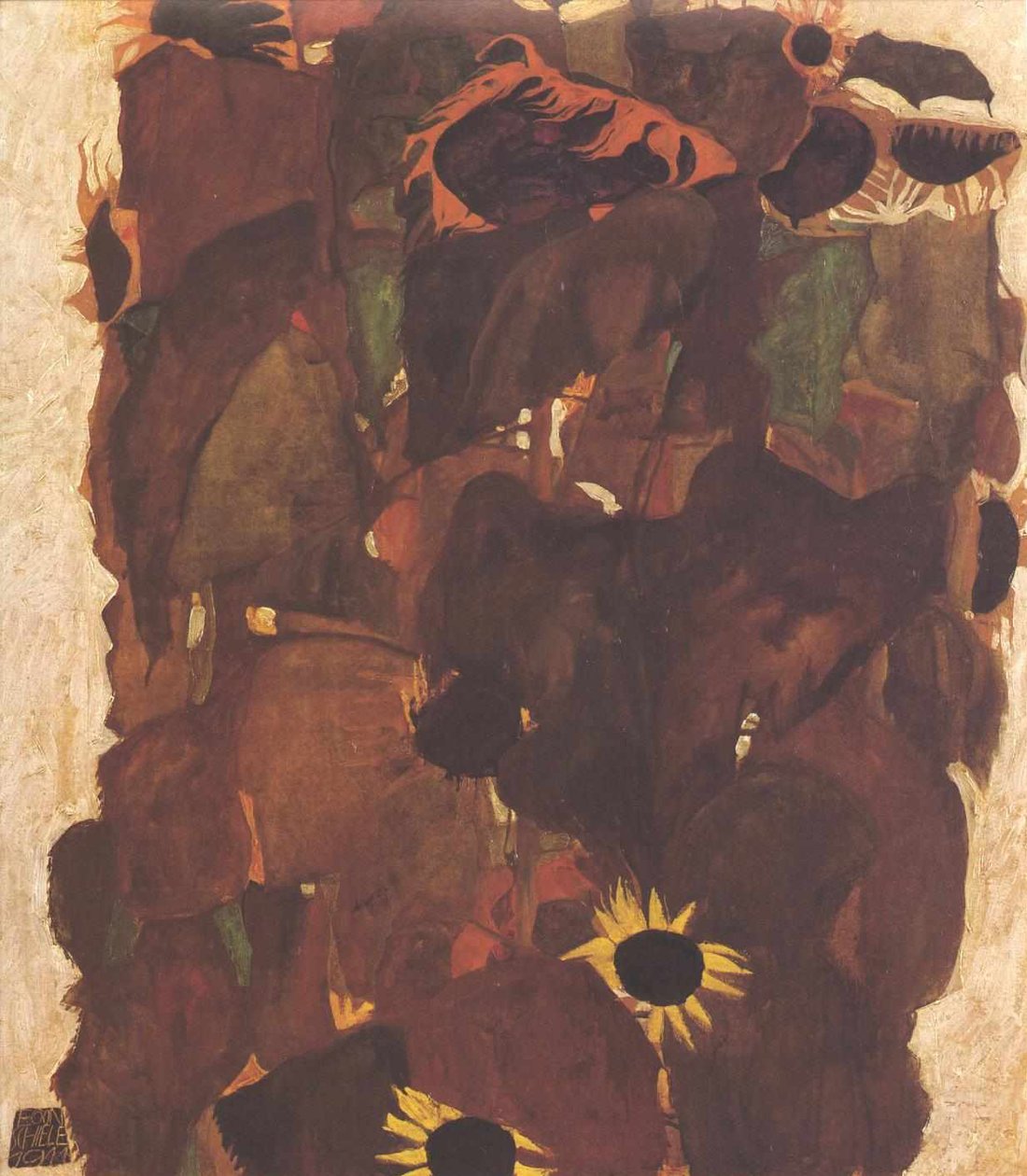 slunečnice od Egon Schiele