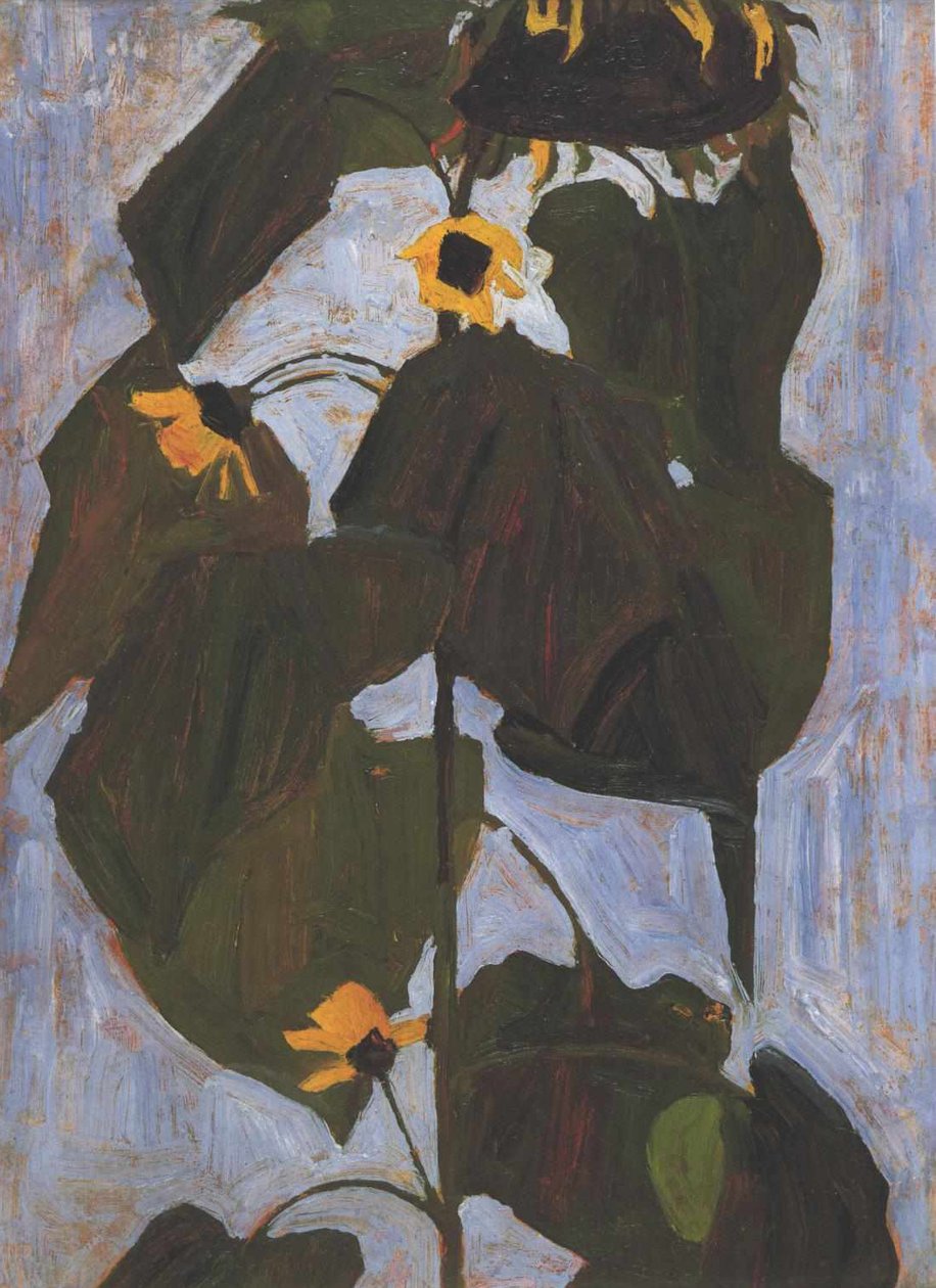 Slunečnice 2 od Egon Schiele