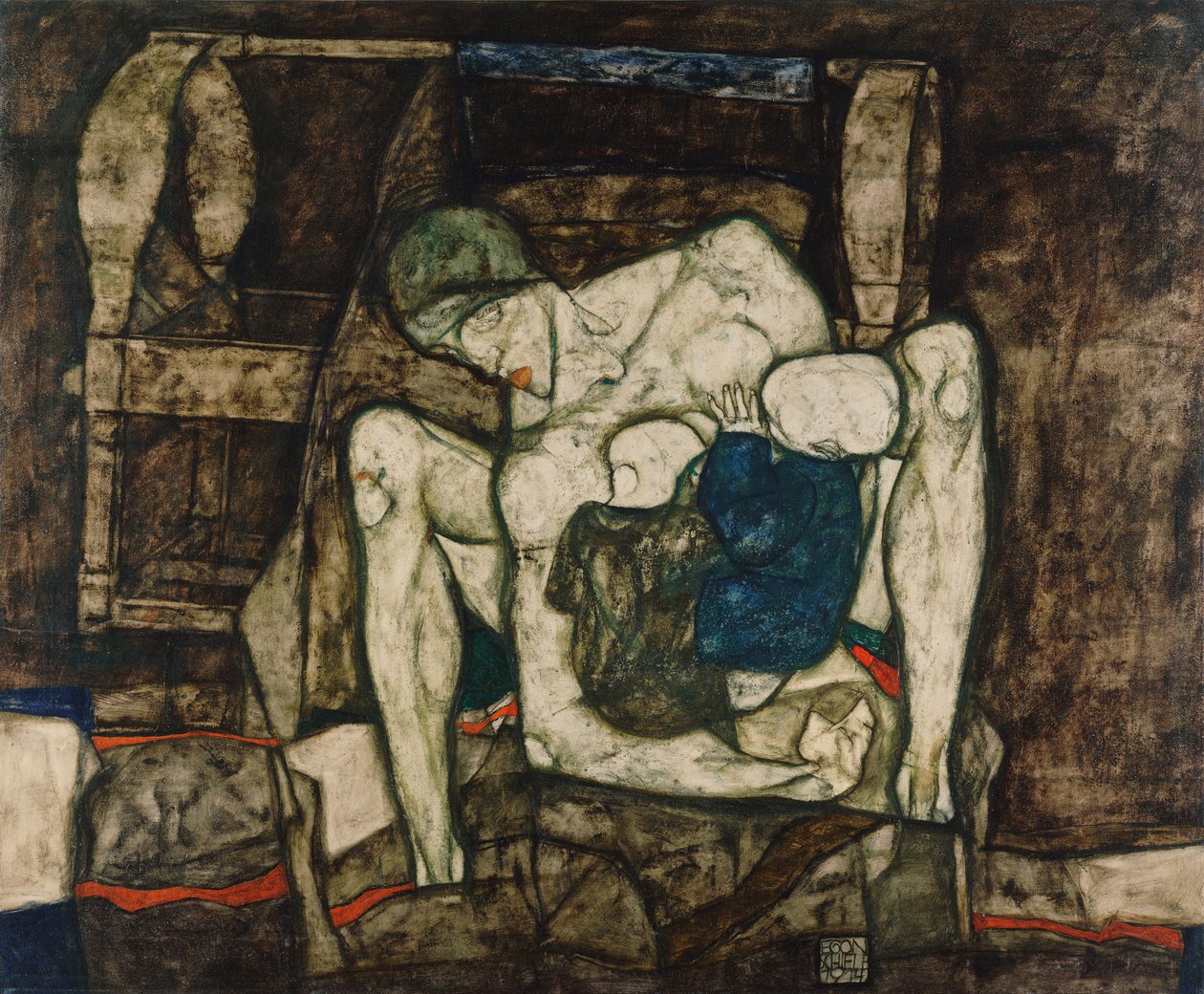 Slepá matka, 1914. od Egon Schiele