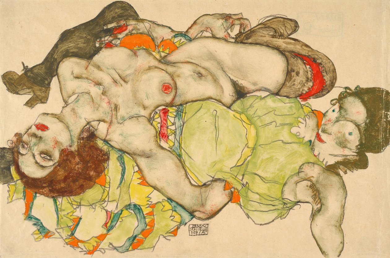Milenky od Egon Schiele