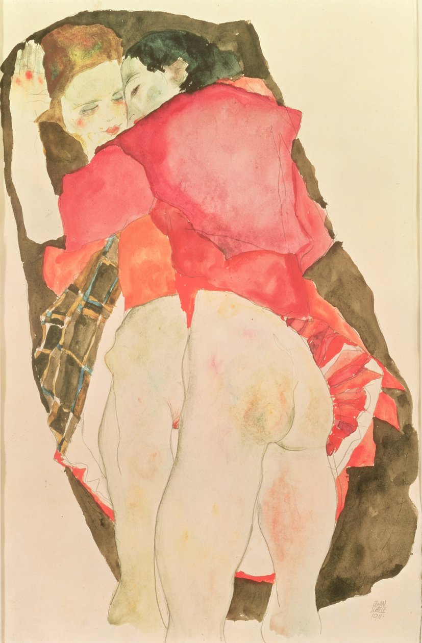 Milenci od Egon Schiele