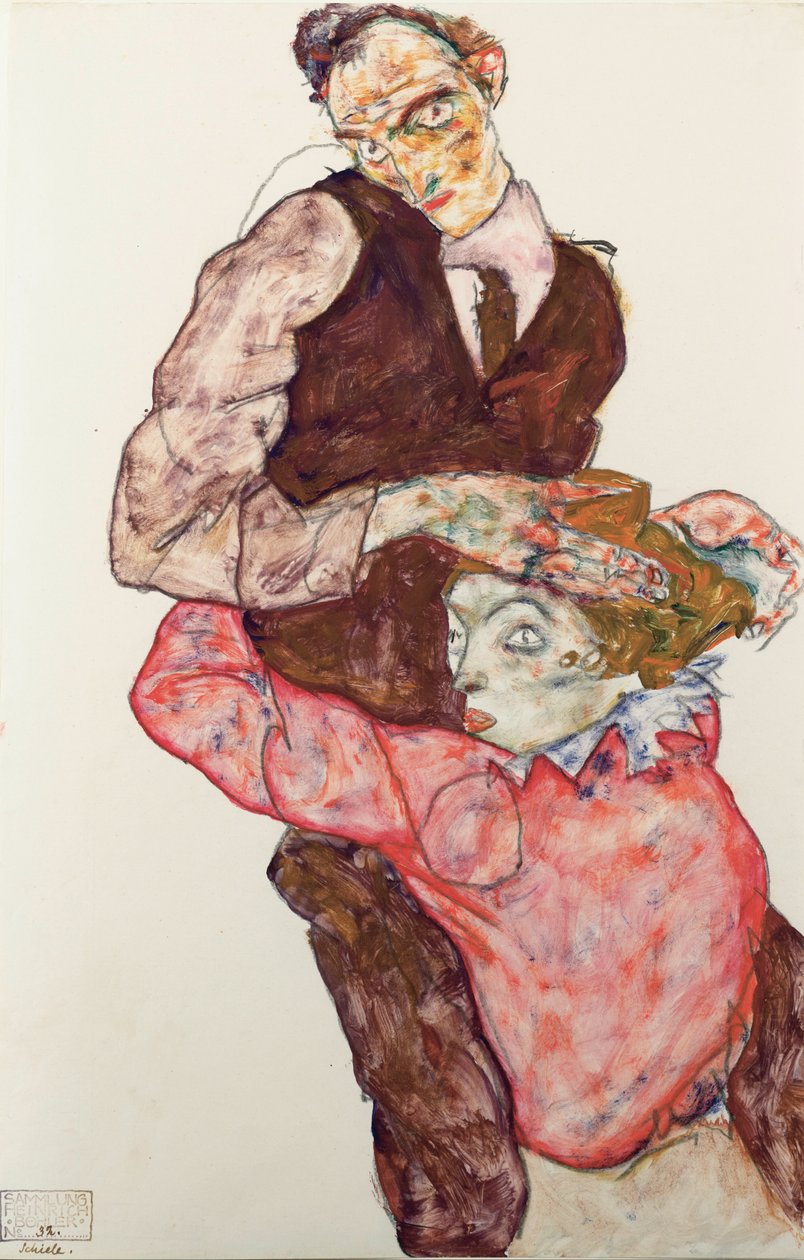 Milenci, 1914-1915 od Egon Schiele