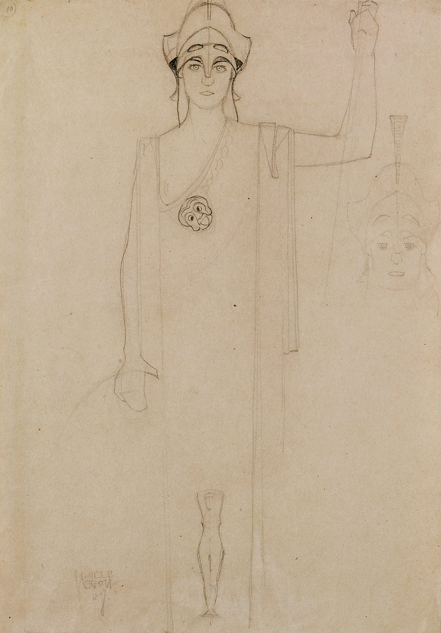 Pallas Athéna od Egon Schiele