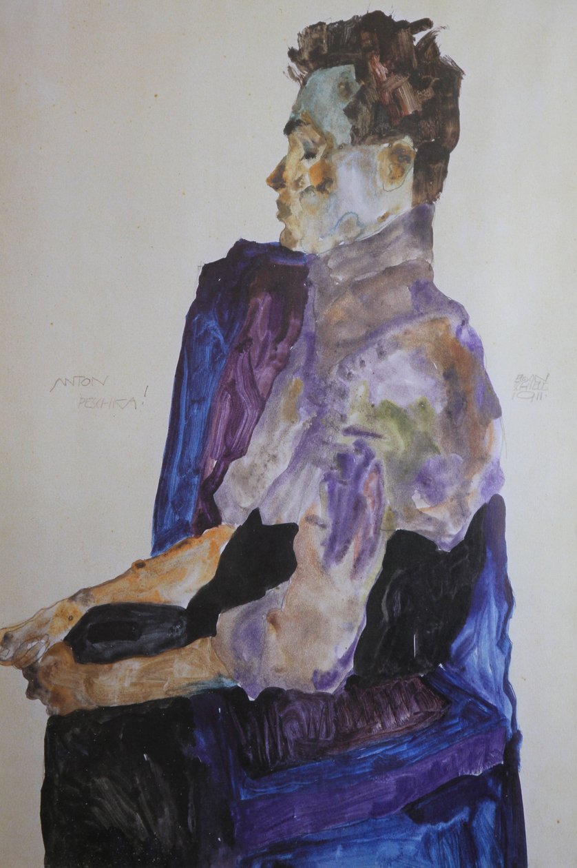Portrét Antona Peschky, 1911. od Egon Schiele