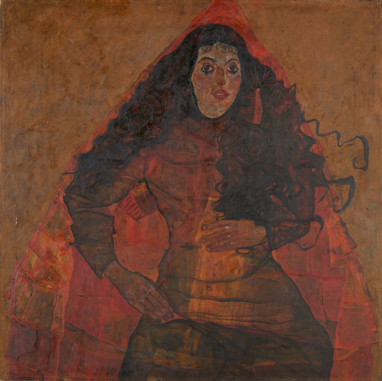 Portrét Trude Engelové, c. 1913. od Egon Schiele