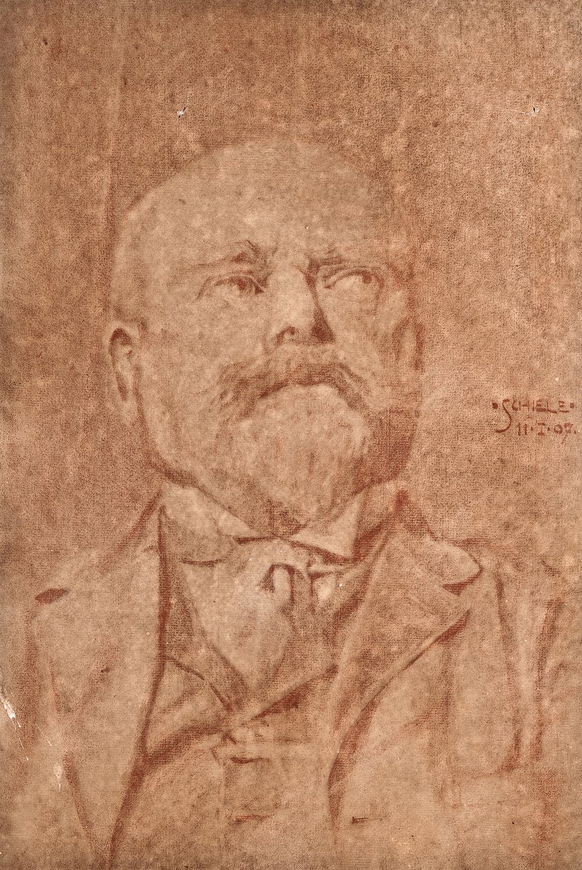Portrét muže, 1907 od Egon Schiele