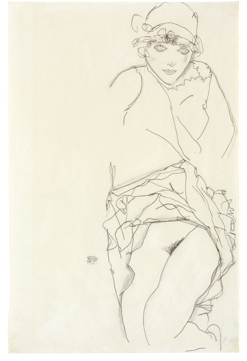 Portrét ženy, 1913 od Egon Schiele