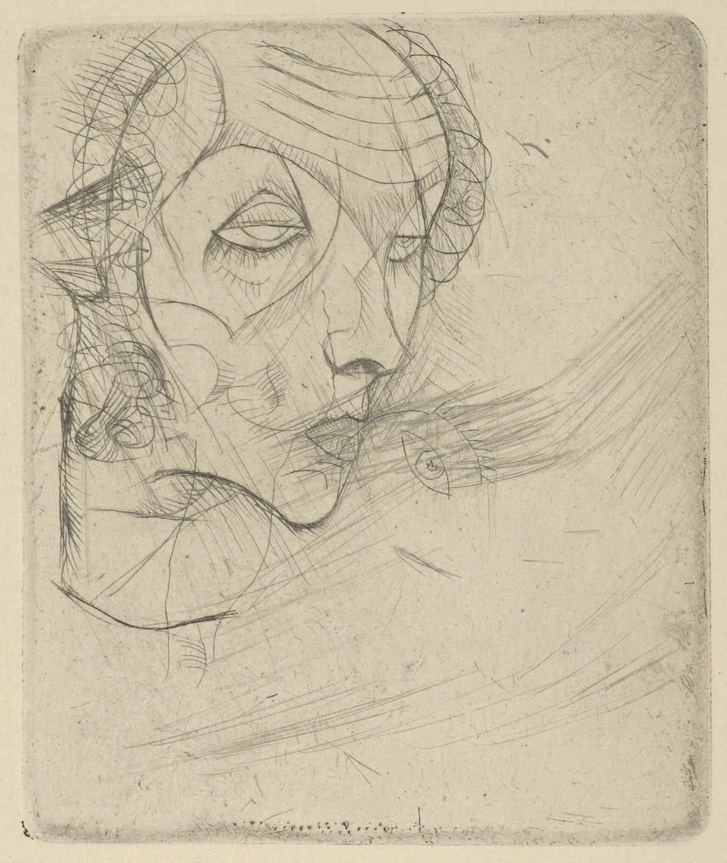 Autoportrét, 1914. od Egon Schiele