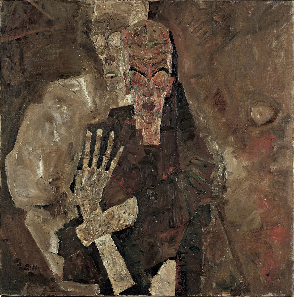 Self Seers II (Smrt a člověk) od Egon Schiele