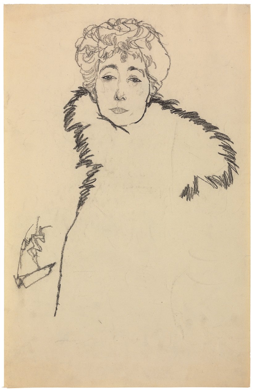Serena Lederer, 1917 od Egon Schiele