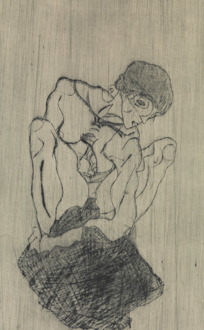 Smutek, 1914. od Egon Schiele