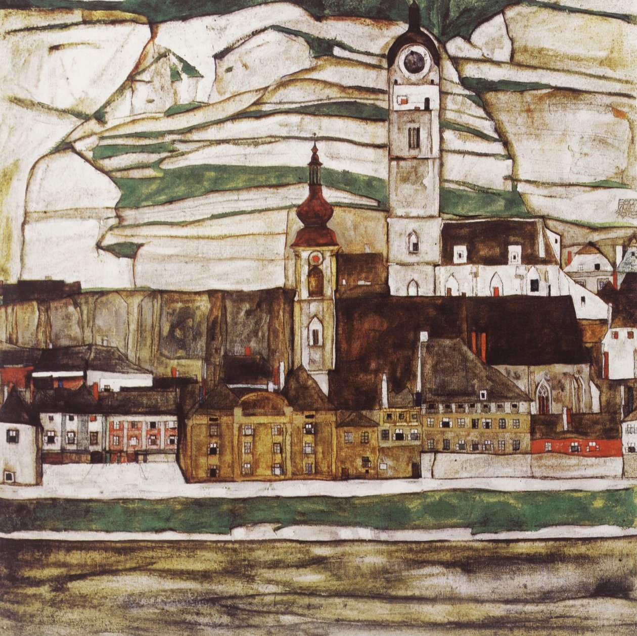 Stein an der Donau (okres Krems) od Egon Schiele