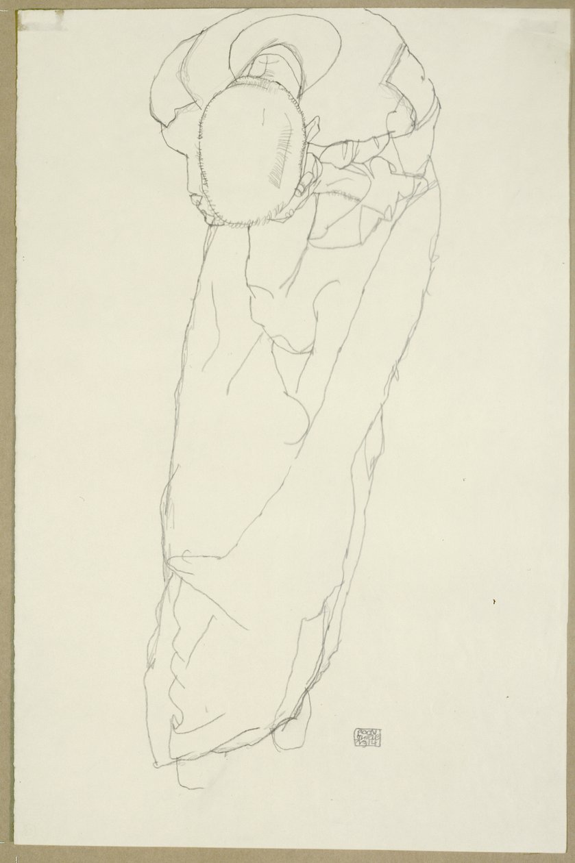 Mnich, 1914 od Egon Schiele