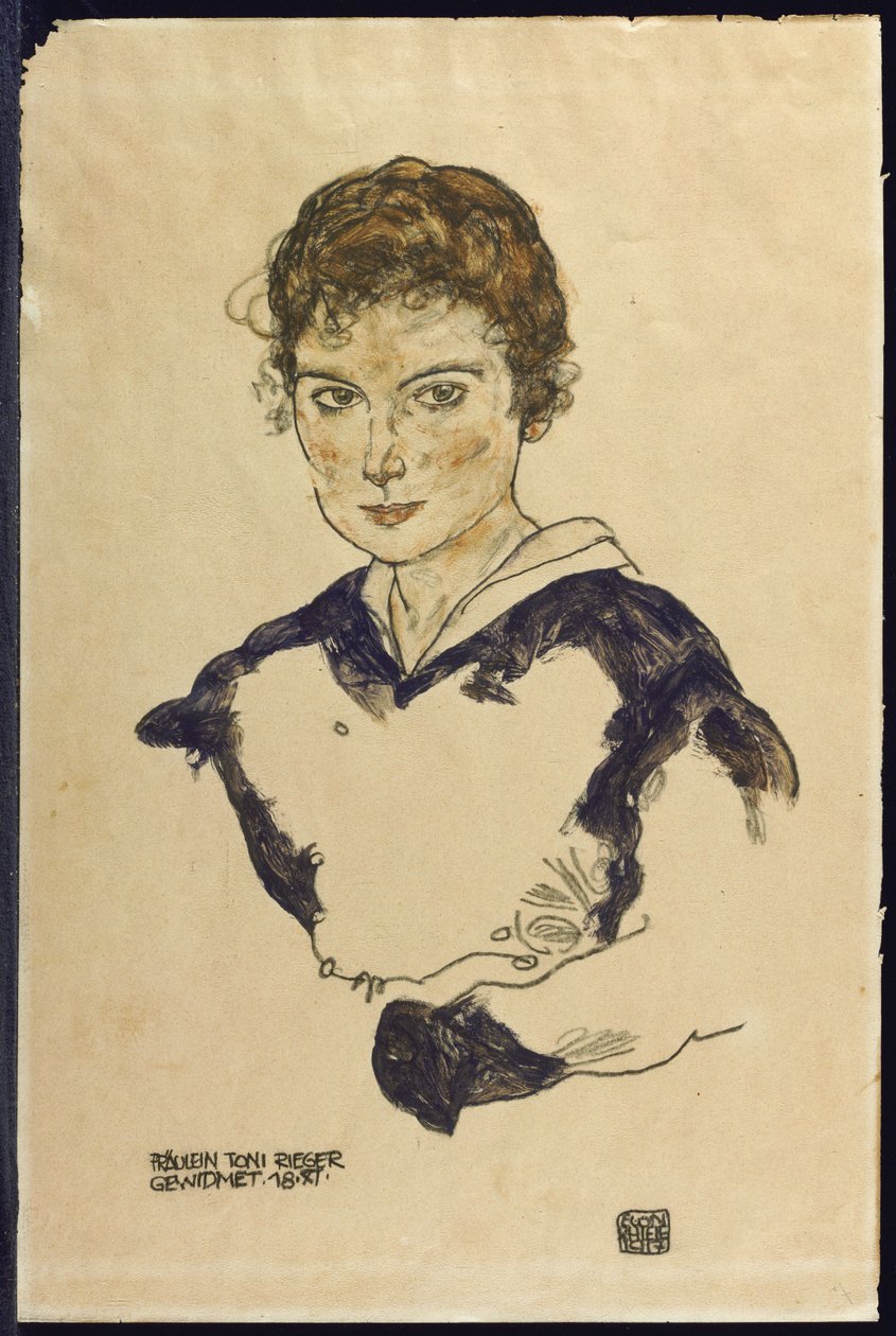 Neznámý obrázek od Egon Schiele