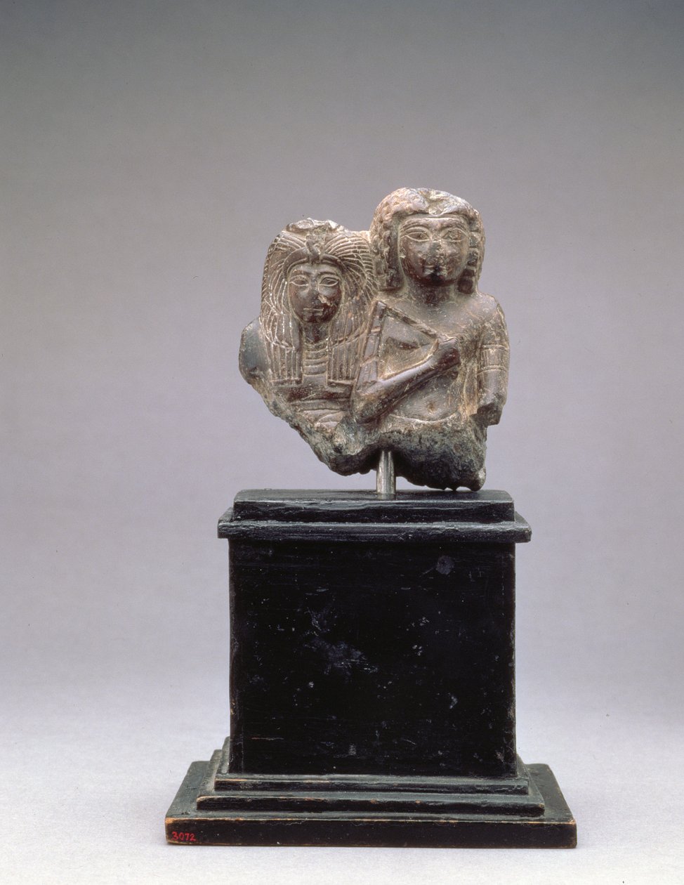 Král Amenophis I a jeho matka, Ahmose-Nofretiri, pravděpodobně z doby vlády Amenophis III, Nová říše, 1390-1353 př.nl (steatit) od Egyptian 19th Dynasty