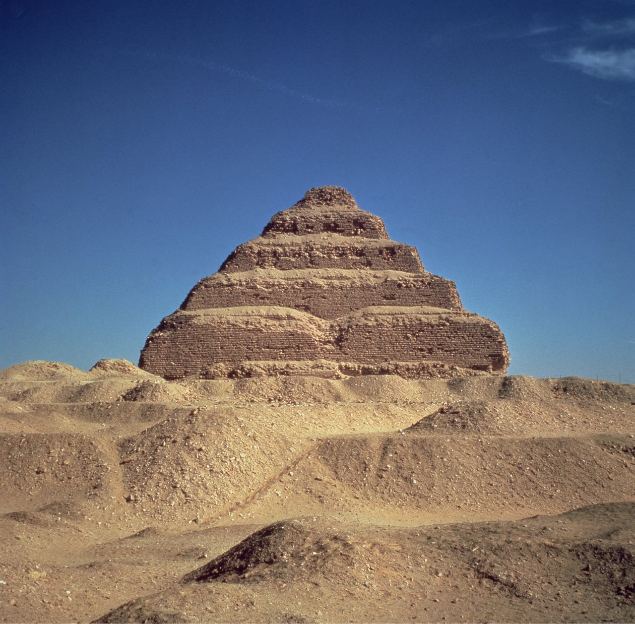 Stupňovitá pyramida krále Džosera, cca 2630-2611 př.nl od Egyptian 3rd Dynasty