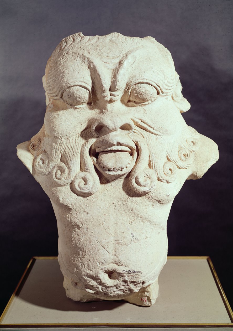 Kámen God Bes od Egyptian Ptolemaic Period