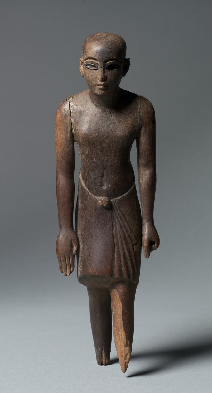 Soška muže, asi 1391-1353 před naším letopočtem od Egyptian 18th Dynasty