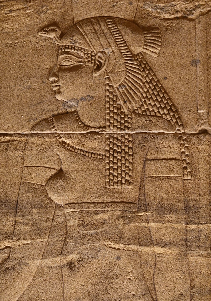 Egyptská královna, chrám ve Philae od Egyptian 4th Dynasty