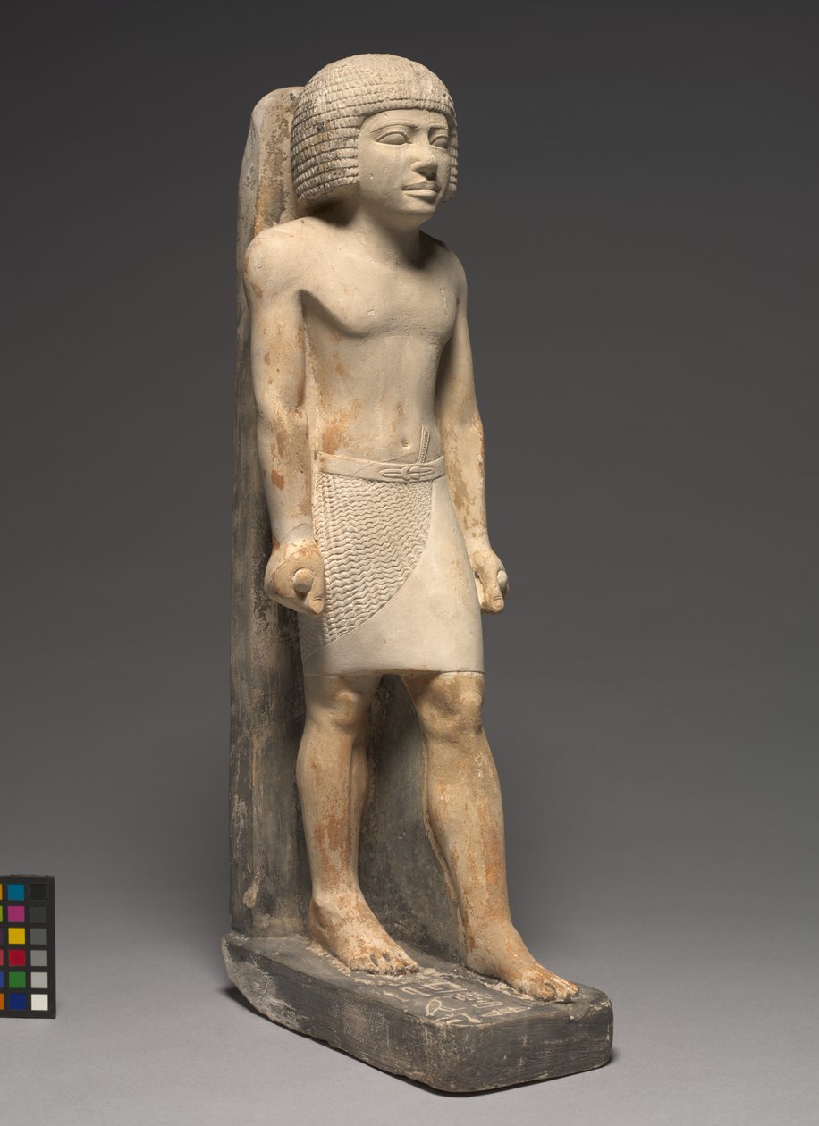 Kráčející socha Minnefer, kolem 2377-2311 před naším letopočtem od Egyptian 5th Dynasty