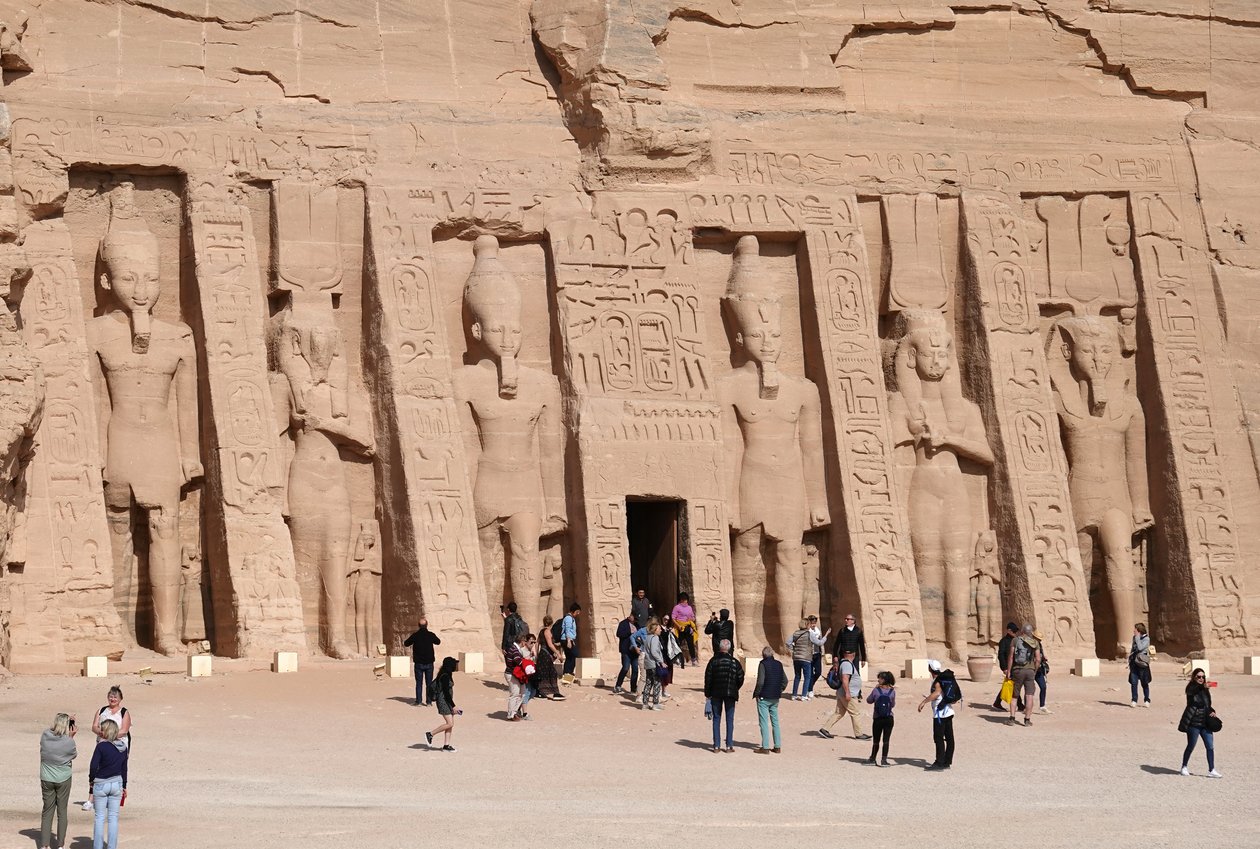Malý chrám v Abú Simbelu od Egyptian Egyptian