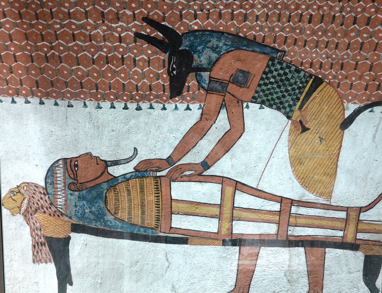 Anubis, hrobka Inherkhau, Deir El Medineh od Egyptian Egyptian